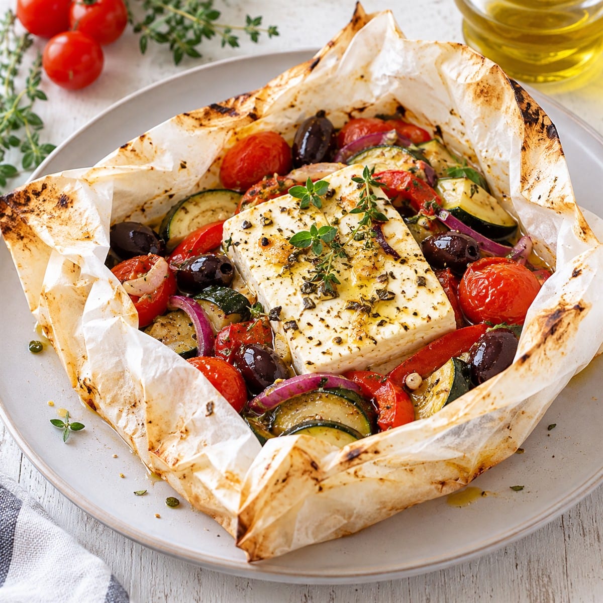 Mediterrane Feta Päckchen