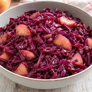 Apfel Rotkraut